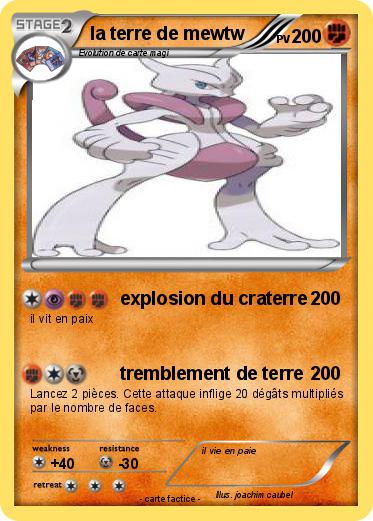 Pokemon la terre de mewtw