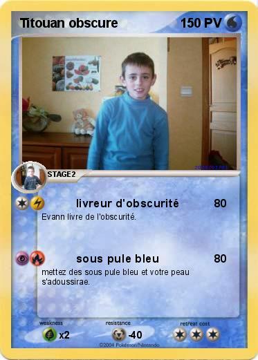 Pokemon Titouan obscure