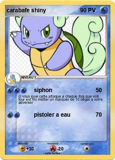 Pokemon carabafe shiny