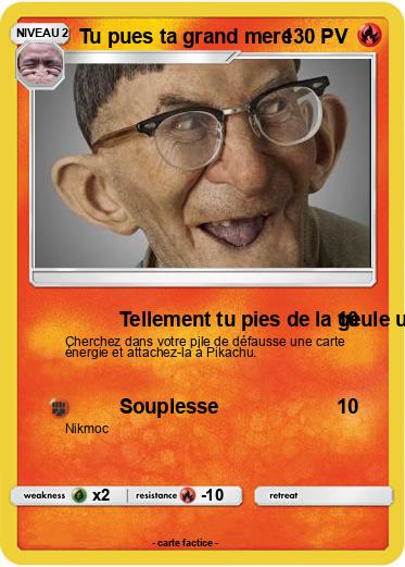 Pokemon Tu pues ta grand mere