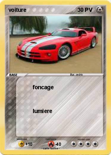 Pokemon voiture