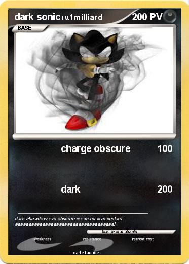 Pokemon dark sonic