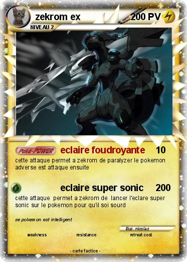 Pokemon zekrom ex