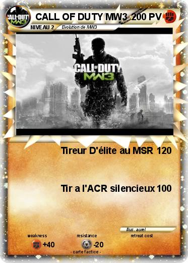 Pokemon CALL OF DUTY MW3
