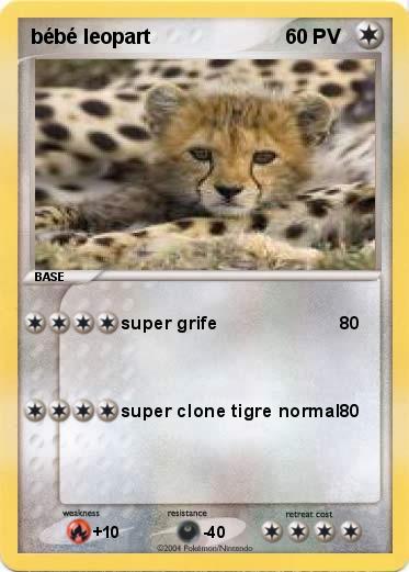 Pokemon bébé leopart