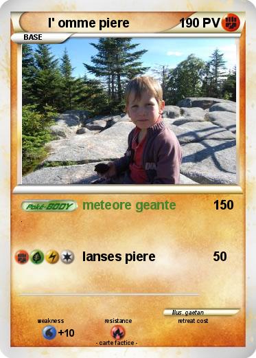 Pokemon l' omme piere