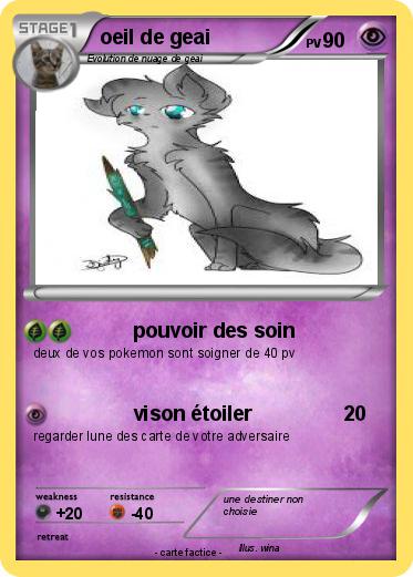 Pokemon oeil de geai