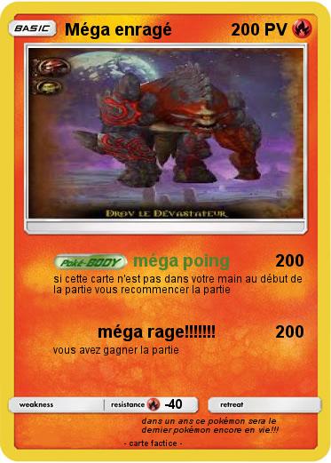 Pokemon Méga enragé
