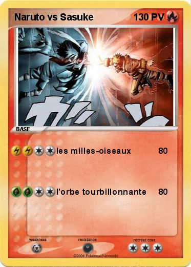 Pokemon Naruto vs Sasuke