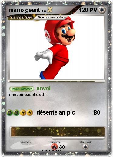 Pokemon mario géant