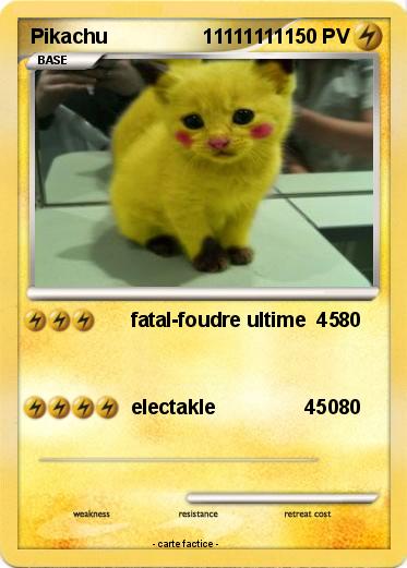 Pokemon Pikachu                 111111111