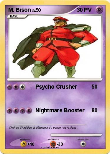 Pokemon M. Bison