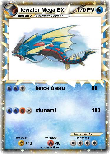 Pokemon léviator Mega EX