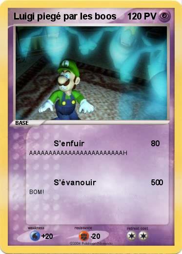 Pokemon Luigi piegé par les boos