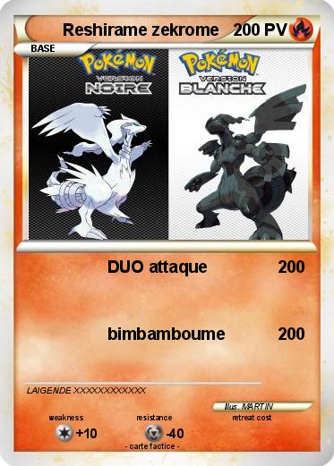 Pokemon Reshirame zekrome