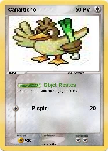 Pokemon Canarticho
