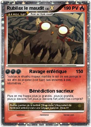Pokemon Rubilax le maudit