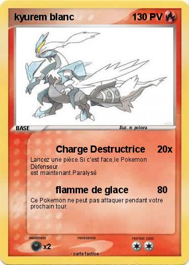 Pokemon kyurem blanc