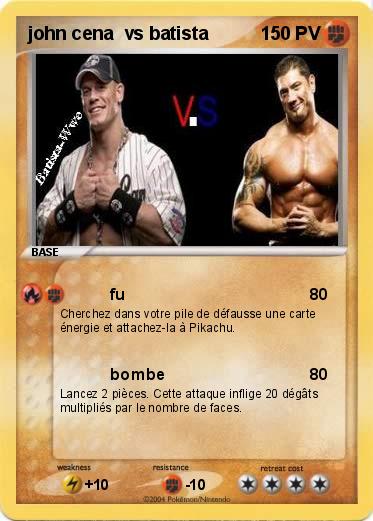 Pokemon john cena  vs batista