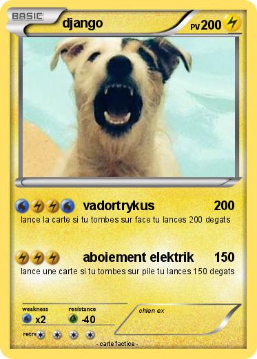 Pokemon django