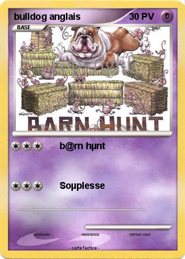 Pokemon bulldog anglais
