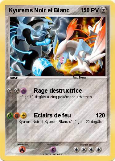 Pokemon Kyurems Noir et Blanc