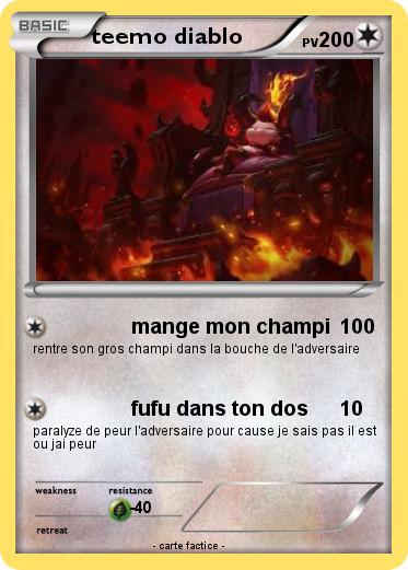 Pokemon teemo diablo