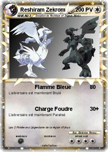 Pokemon Reshiram Zekrom