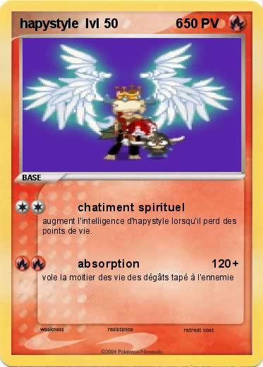 Pokemon hapystyle  lvl 50                6