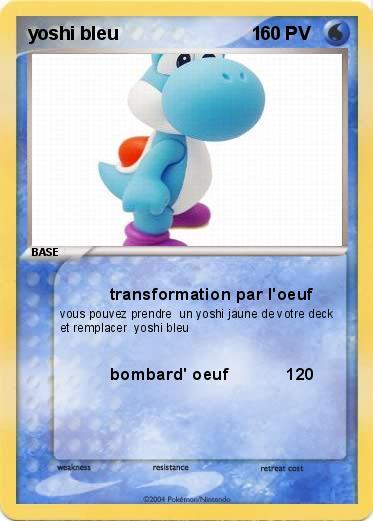 Pokemon yoshi bleu                          1                                               