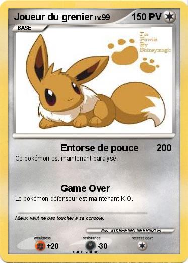 Pokemon Joueur du grenier