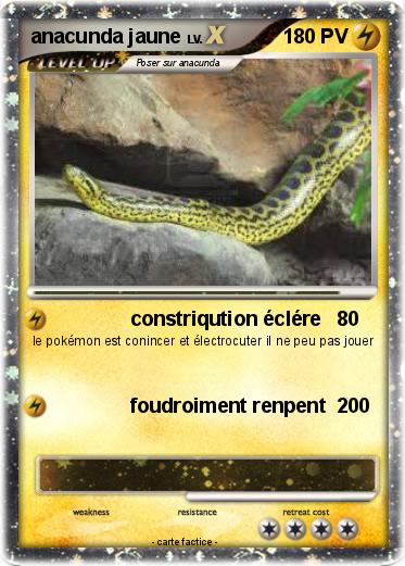 Pokemon anacunda jaune