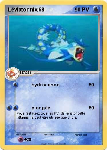 Pokemon Léviator niv.68