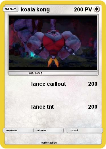 Pokemon koala kong
