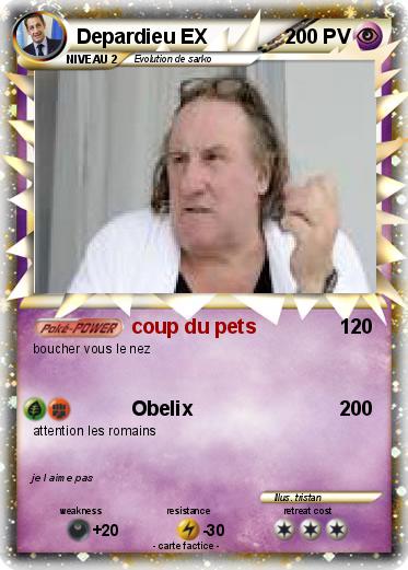 Pokemon Depardieu EX