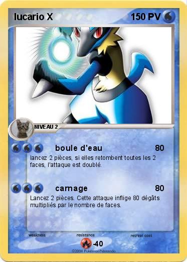 Pokemon lucario X