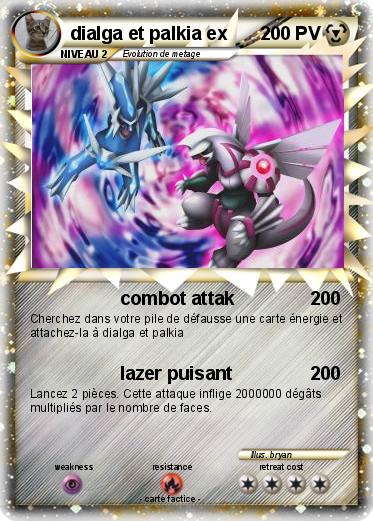 Pokemon dialga et palkia ex