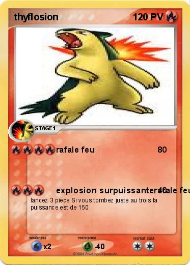 Pokemon thyflosion