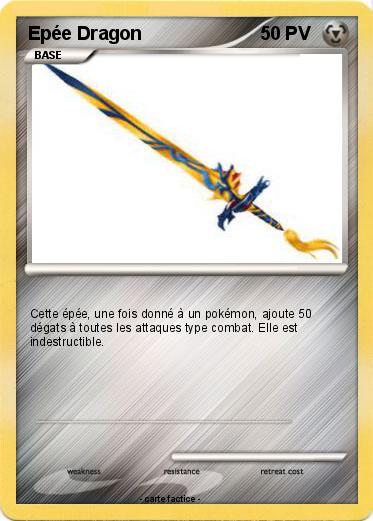 Pokemon Epée Dragon