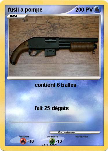 Pokemon fusil a pompe