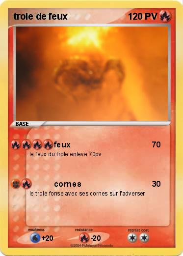 Pokemon trole de feux