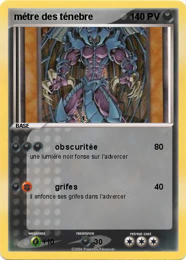 Pokemon métre des ténebre
