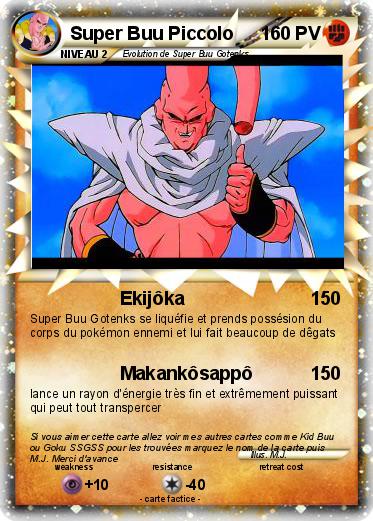 Pokemon Super Buu Piccolo