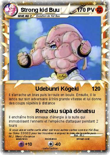 Pokemon Strong kid Buu