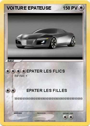 Pokemon VOITURE EPATEUSE