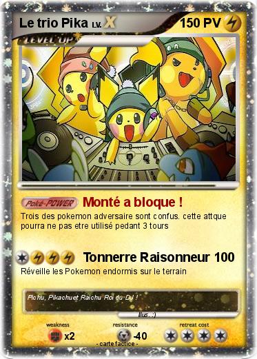 Pokemon Le trio Pika
