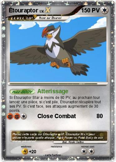Pokemon Étouraptor