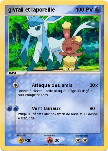 Pokemon givrali et laporeille