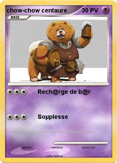 Pokemon chow-chow centaure