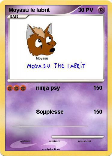 Pokemon Moyasu le labrit